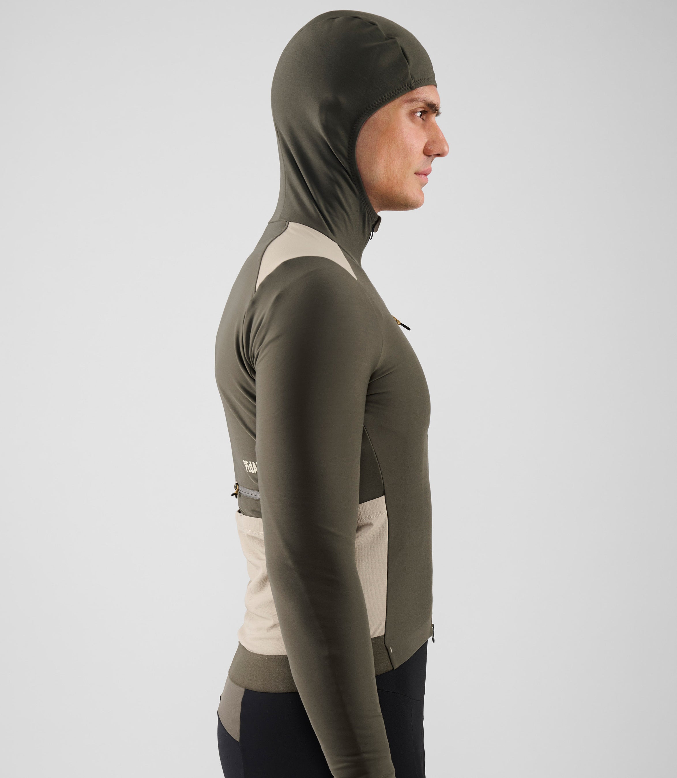 25WJHOD20PE_7_men cycling hooded jersey long sleeve grey ink odyssey side pedaled