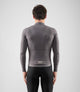 25WJSEL02PE_4_men cycling jersey long sleeve grey element total body back pedaled