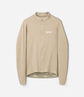 25WJSEL04PE_1_men cycling long sleeve jersey beige element front pedaled