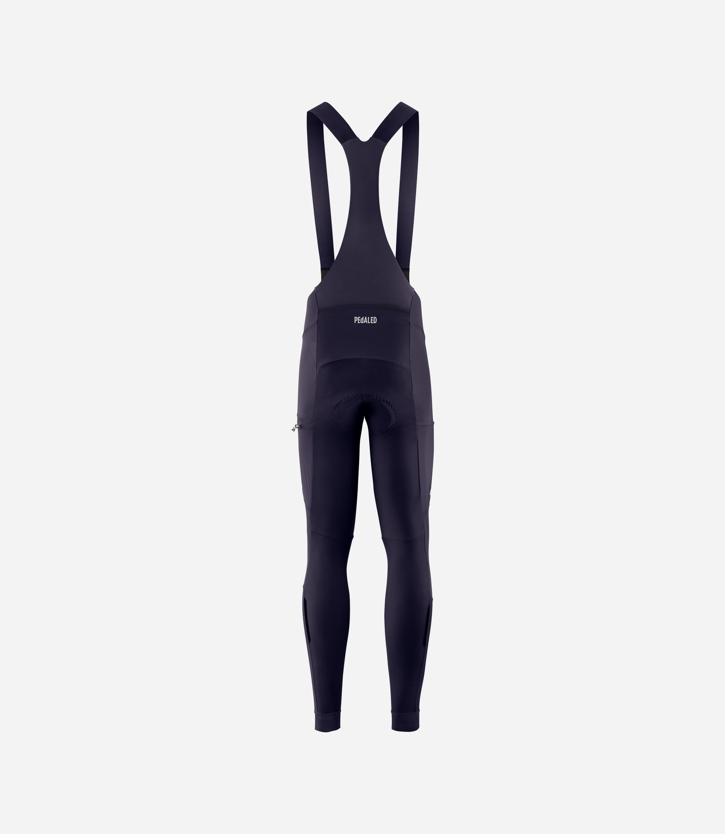 25WWTOD74PE_3_men cycling cargo bib tight dark navy odyssey back pedaled