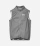 25WWVEL02PE_1_men cycling vest waterproof grey element front pedaled