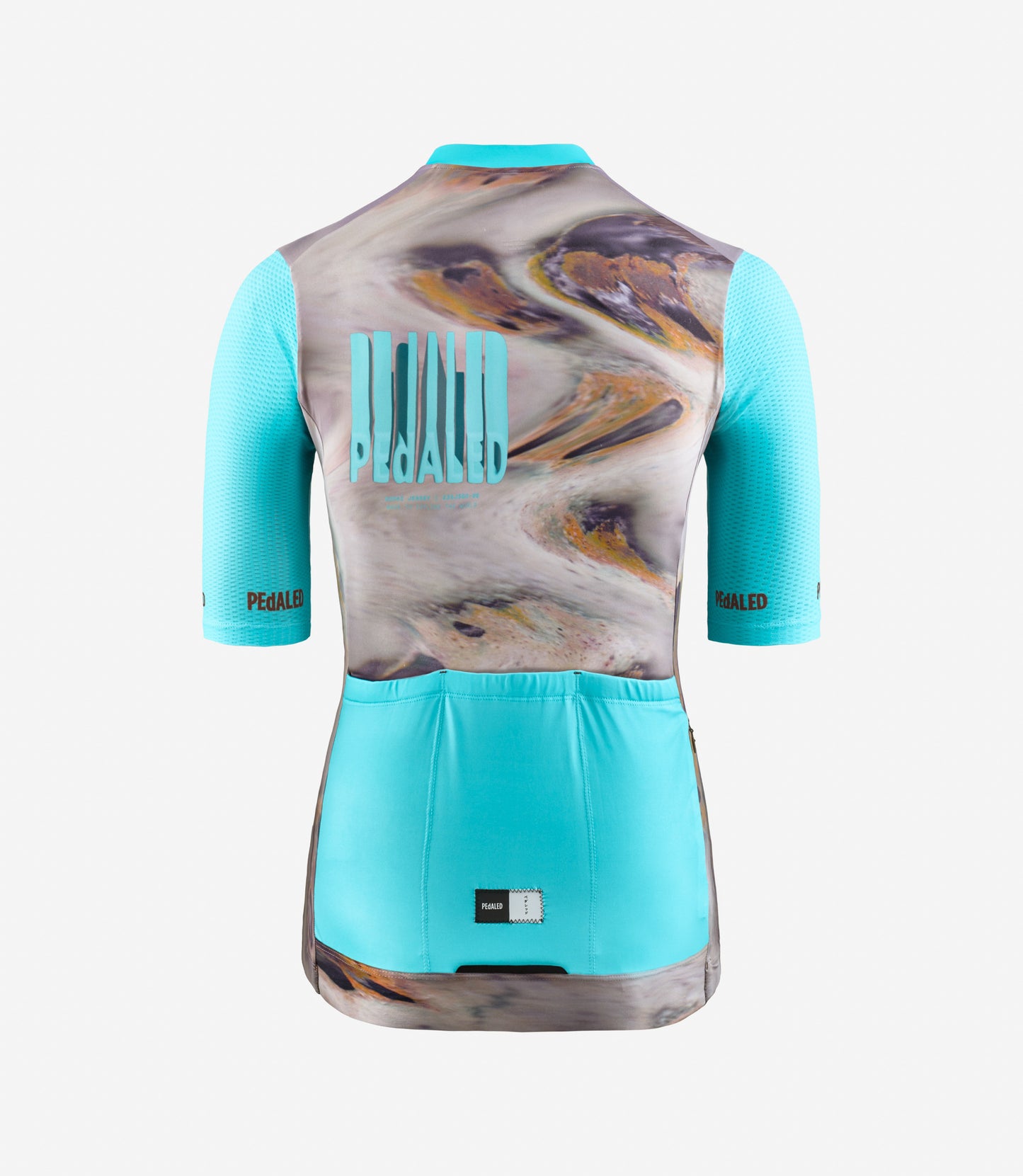 W3SJSGO08PE_2_women cycling jersey light blue godai back pedaled