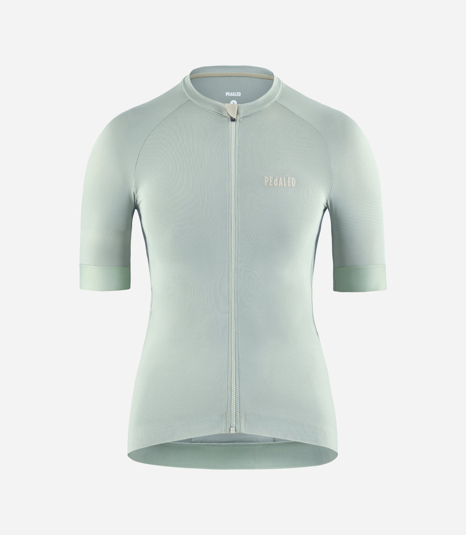 W4SLJEL08PE_1_women cycling lightweight jersey light blue element front pedaled