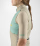 W4SVEOD37PE_9_women cycling insulated vest light green odyssey side pedaled