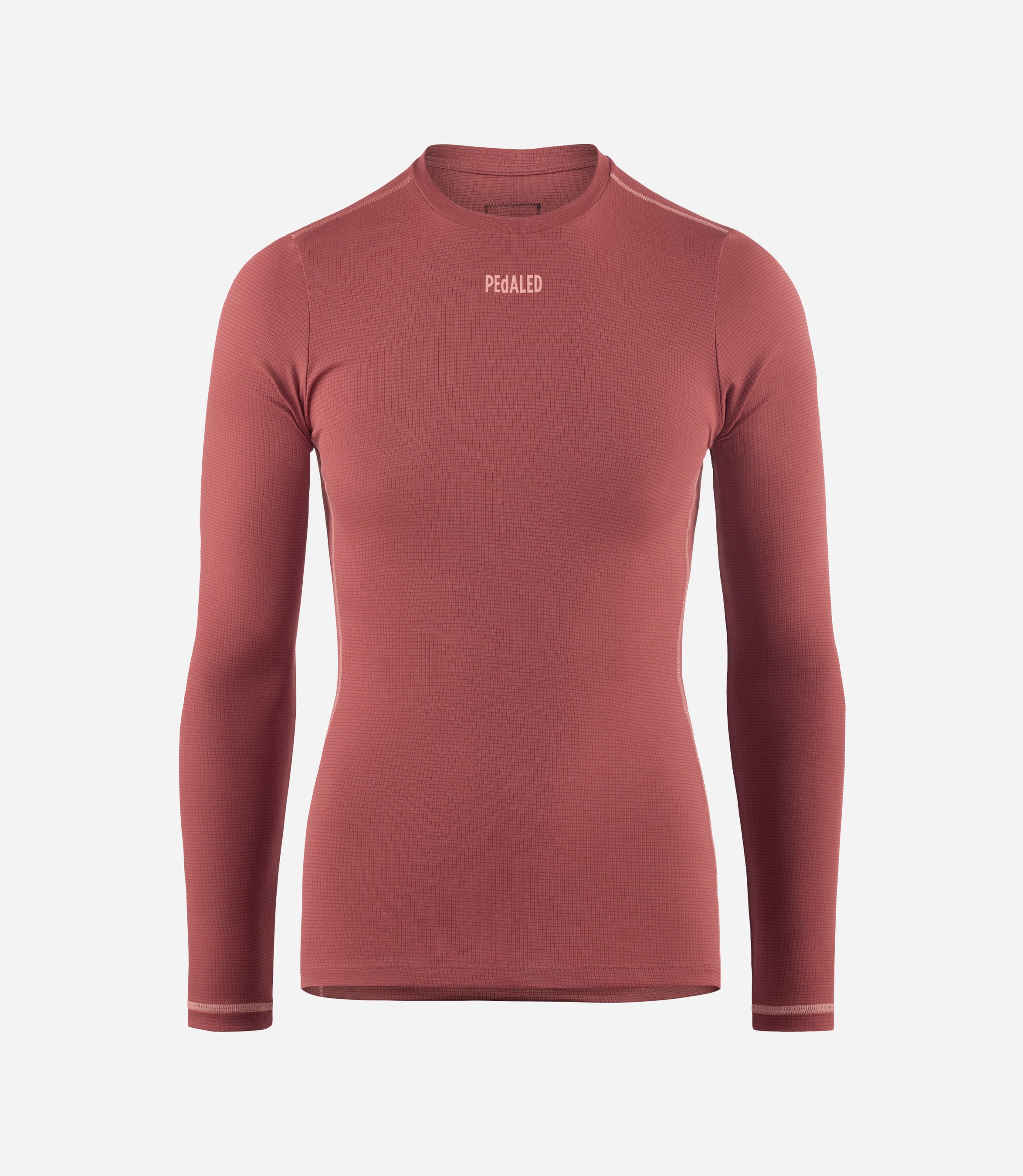 W4WBLOD75PE_1_women cycling baselayer polartec red odyssey front pedaled