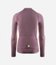 W4WJSEL10PE_2_women cycling long sleeve jersey purple element back pedaled