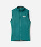 W5WAVEL18PE_1_women cycling insulated vest teal polartec element front pedaled