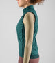 W5WAVEL18PE_8_women cycling vest alpha teal element side pedaled
