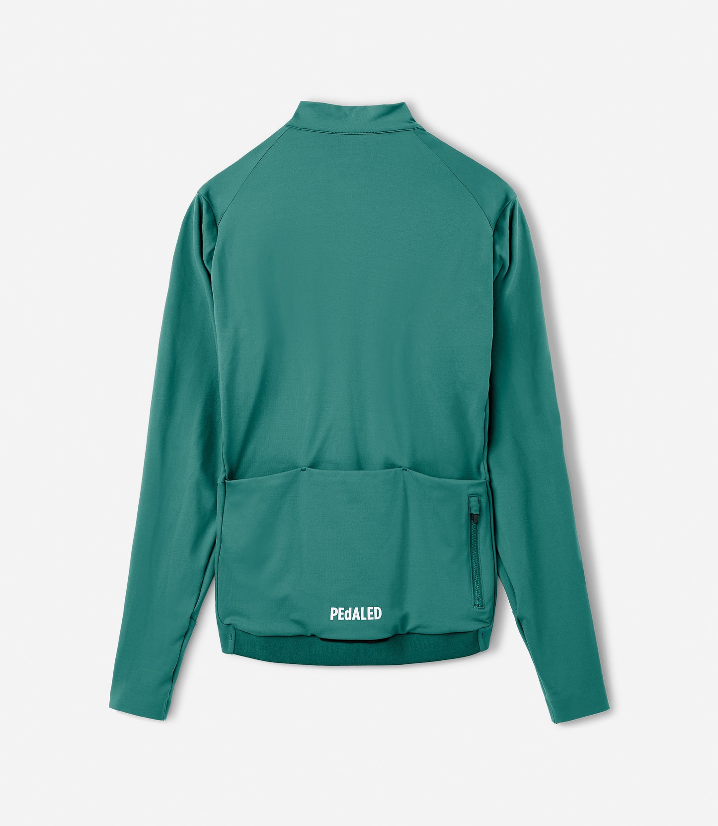 W5WJSEL18PE_2_women cycling long sleeve jersey teal element back pedaled