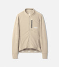 W5WJSOD04PE_1_women cycling cargo long sleeve jersey beige odyssey front pedaled