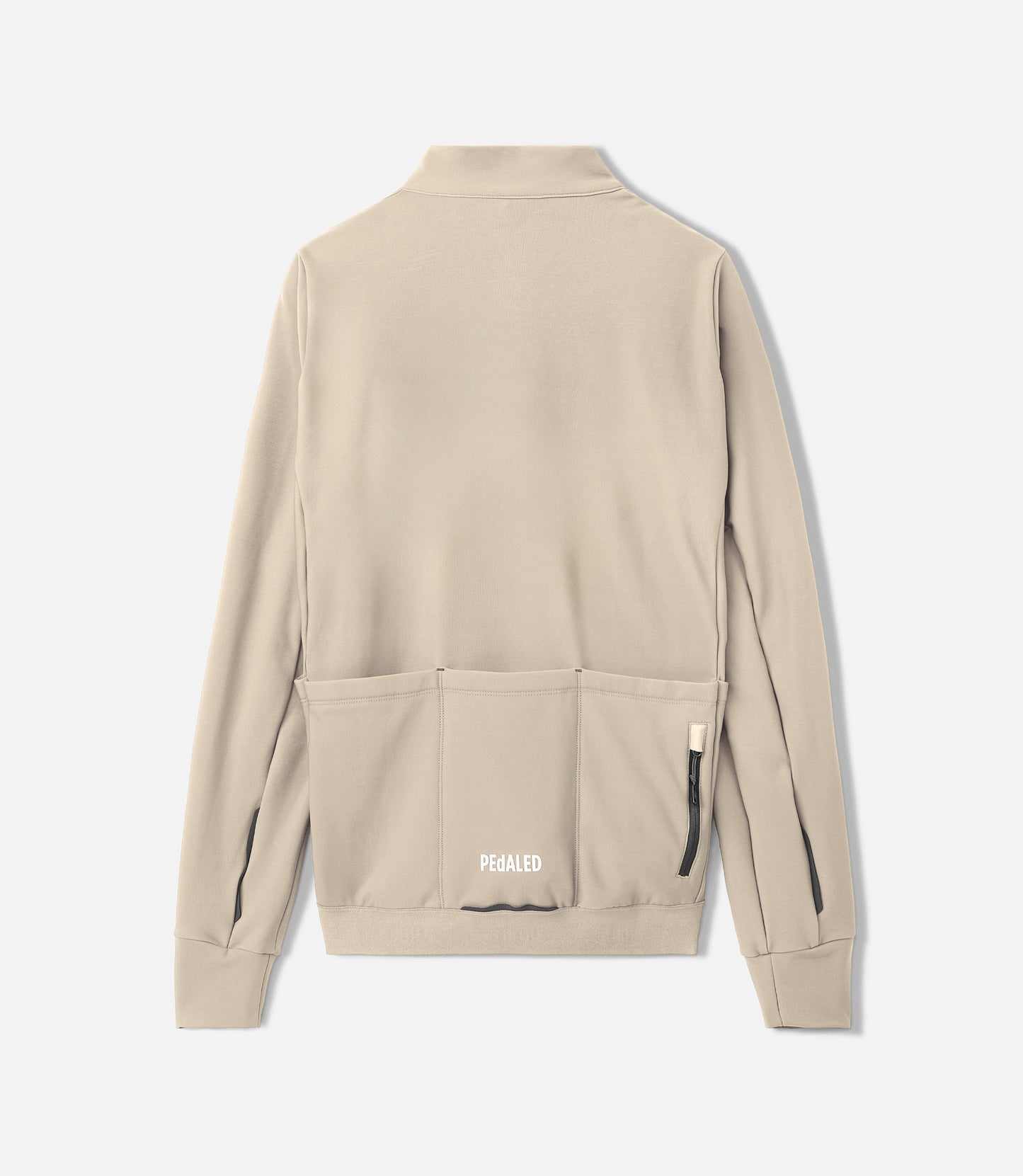 W5WJSOD04PE_3_women cycling cargo long sleeve jersey beige odyssey back pedaled