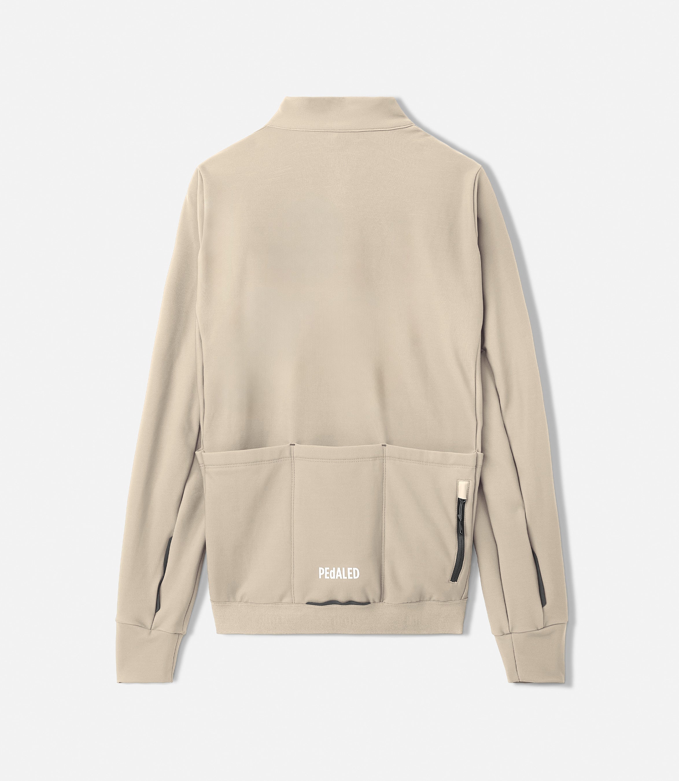 W5WJSOD04PE_3_women cycling cargo long sleeve jersey beige odyssey back pedaled