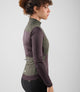 W5WMJOD0MPE_5_women cycling jersey windblock long sleeve raisin purple odyssey side right pedaled