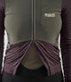 W5WMJOD0MPE_8_women cycling jersey windblock long sleeve raisin purple odyssey front zip pedaled
