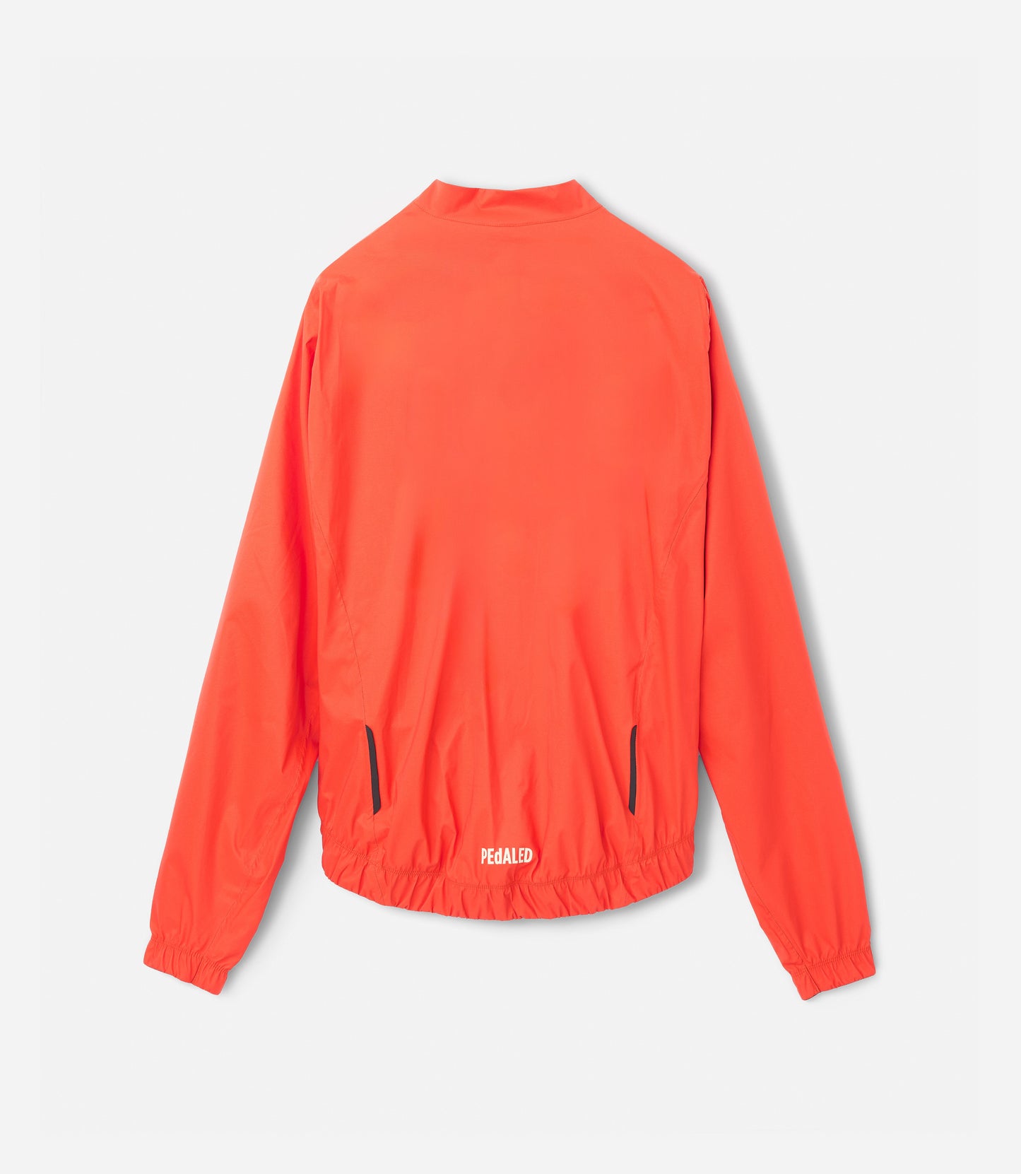 W5WWJEL12PE_2_women cycling jacket waterproof orange element back pedaled