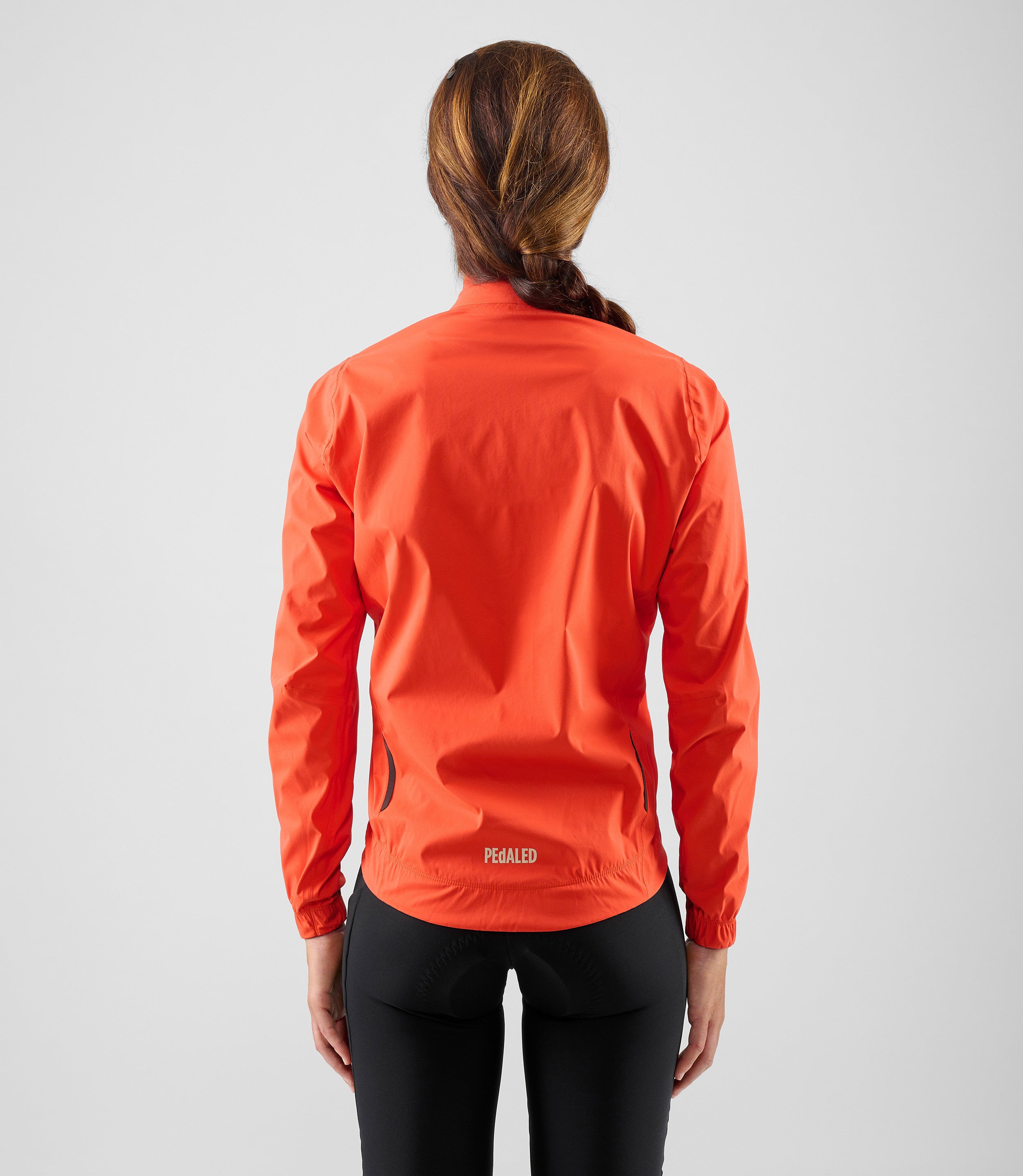 Women s Orange Waterproof Jacket Element PEdALED